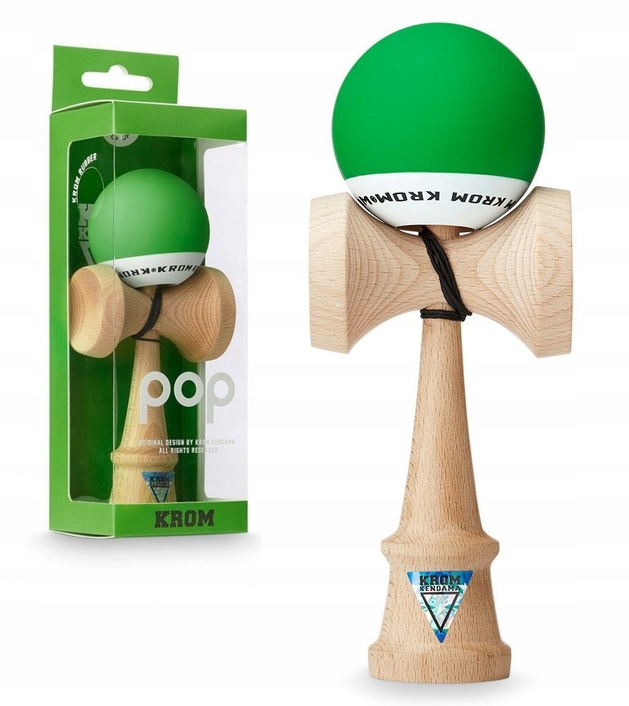 

Kendama Krom Pop Japońska Gra Drewniana Zielona
