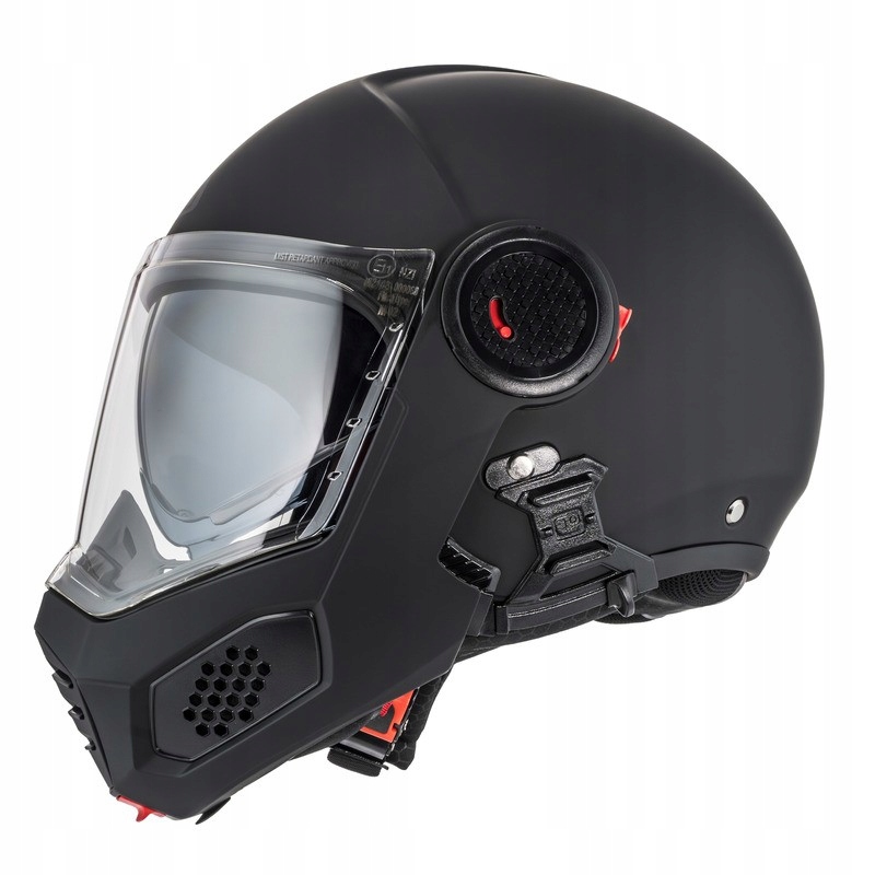 Motocyklová prilba Nzi Minimod Duo Black Matt M