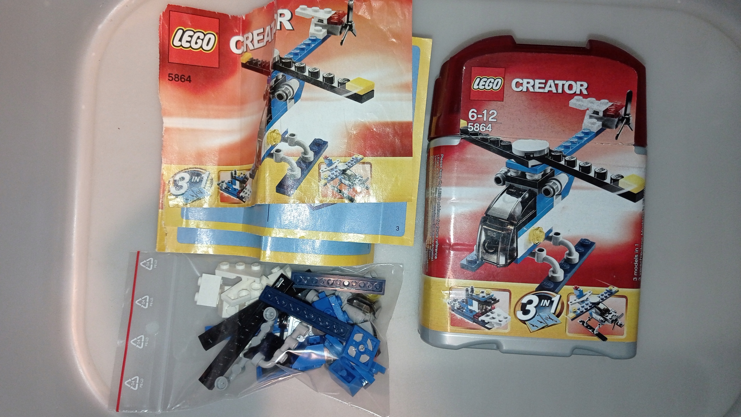 LEGO Creator 5864 Mini Helicopter Marka LEGO