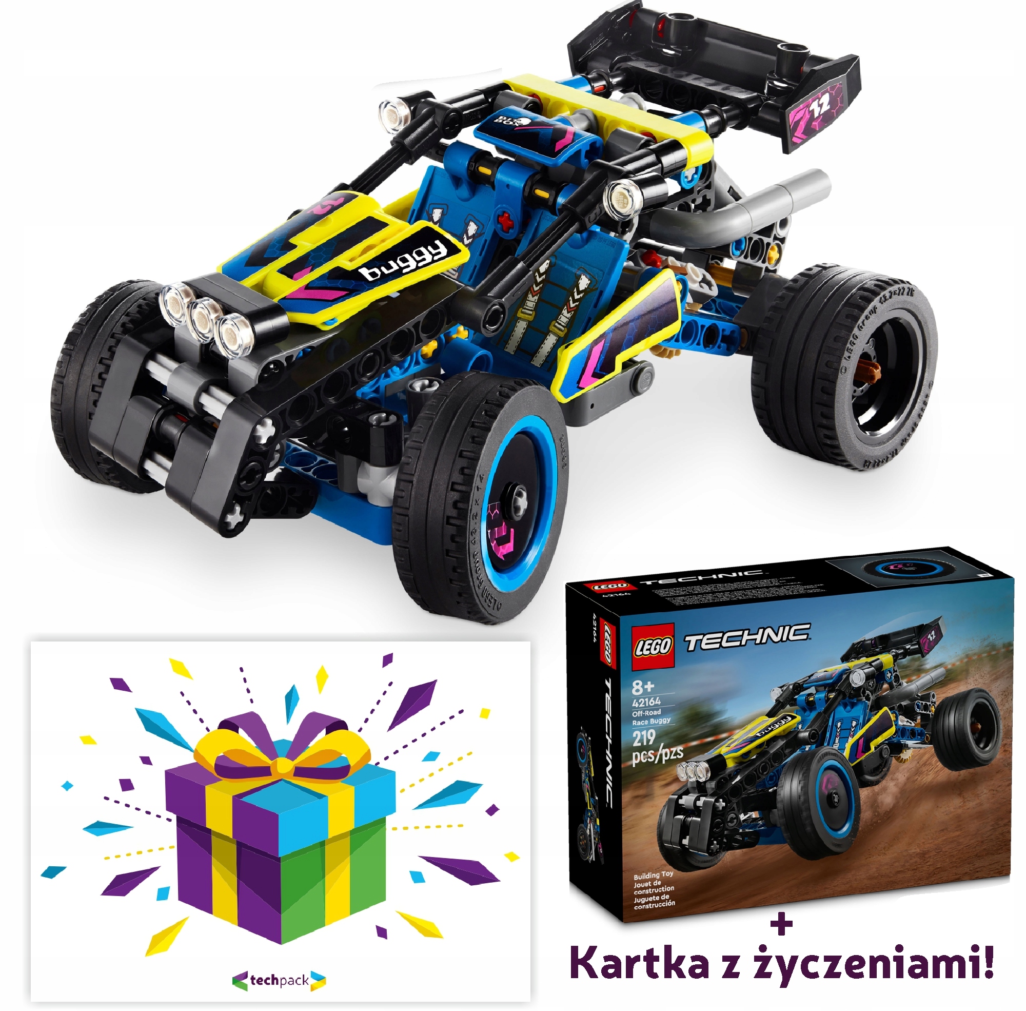 Lego Technic Závodní terénní vozítko 42164 Přání