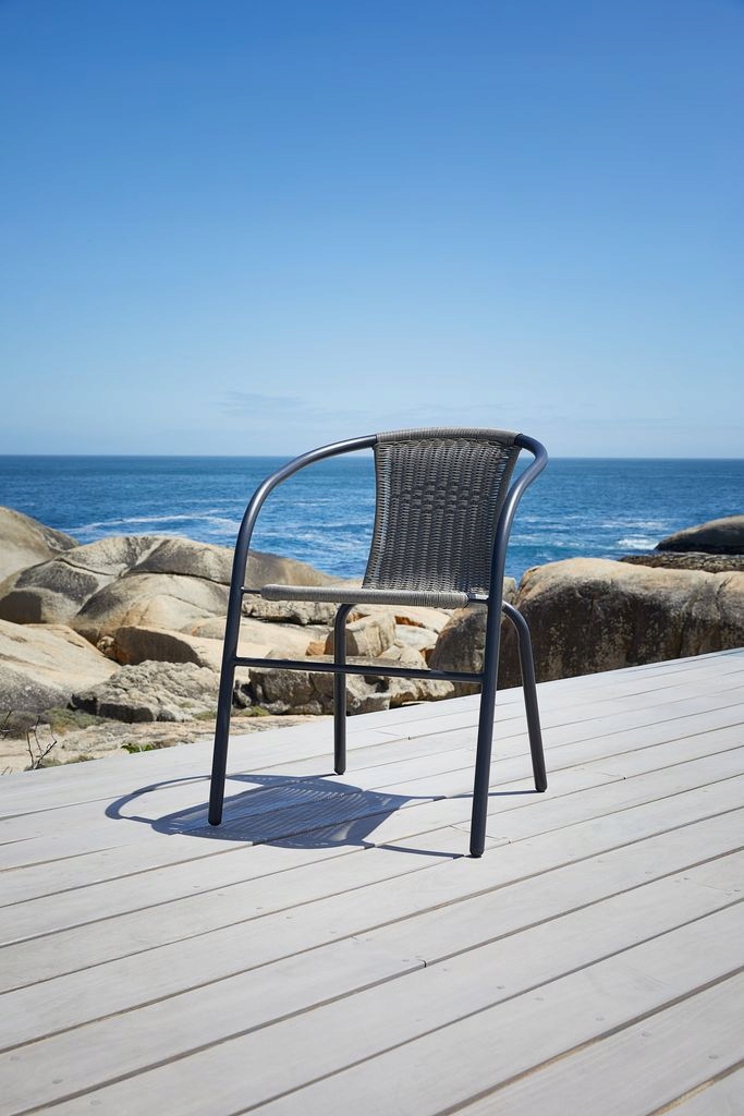 KRZESŁO OGRODOWE BISTRO RATAN POLIRATTAN do 120kg Linia 1