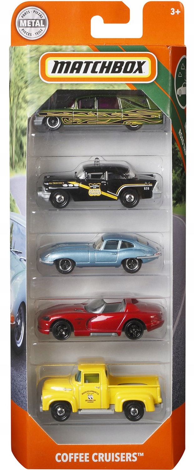 

Matchbox 5PAK Zestaw 5 Autek Coffee Cruisers FMV34