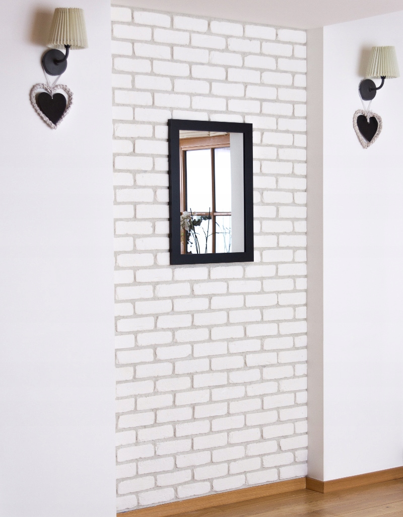 Lustro w ramie klejonej PREMIUM 60x50 CZARNE Kod producenta L60X50CZ