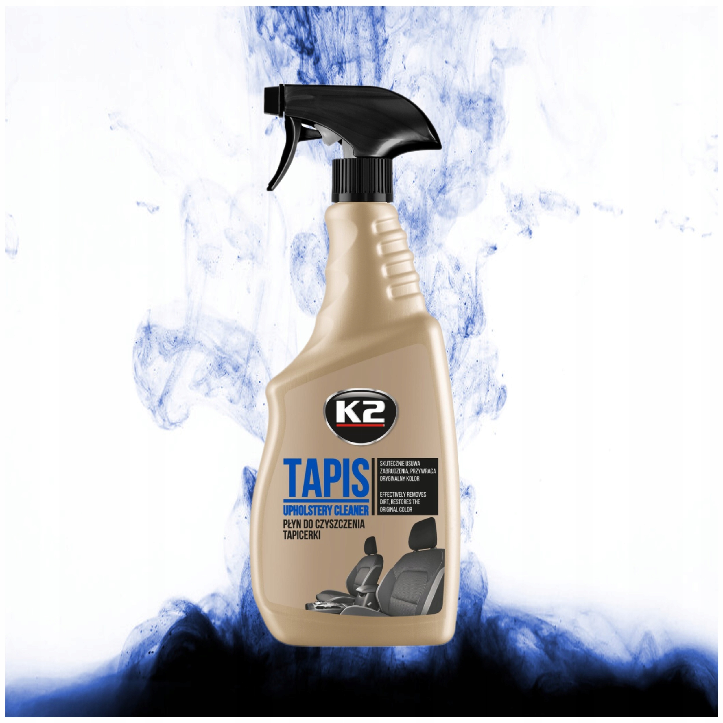 Płyn do Czyszczenia Tapicerki Samochodowej K2 Tapis 750ml Płyn Skuteczny