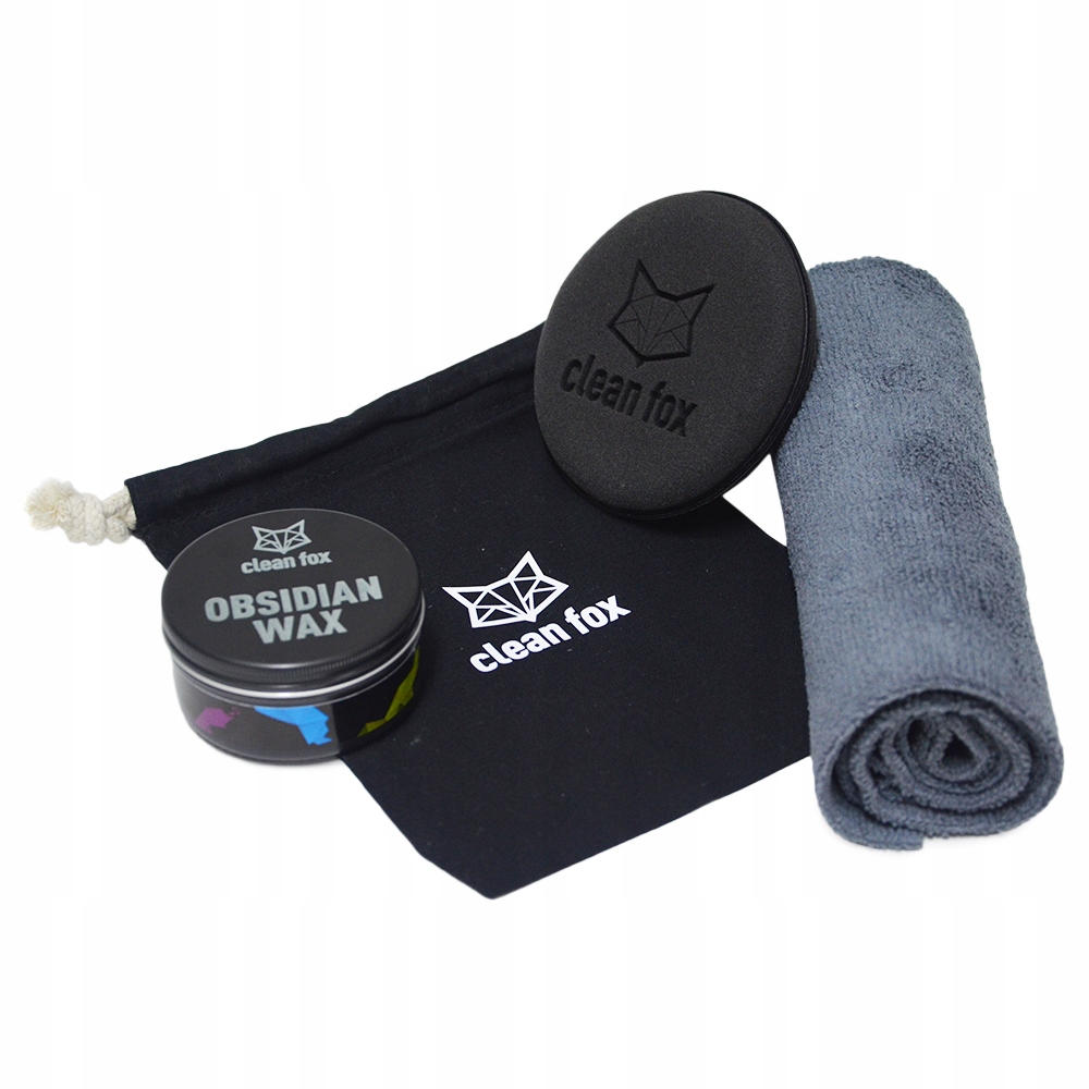 CleanFox Obsidian Wax wosk hybrydowy zestaw