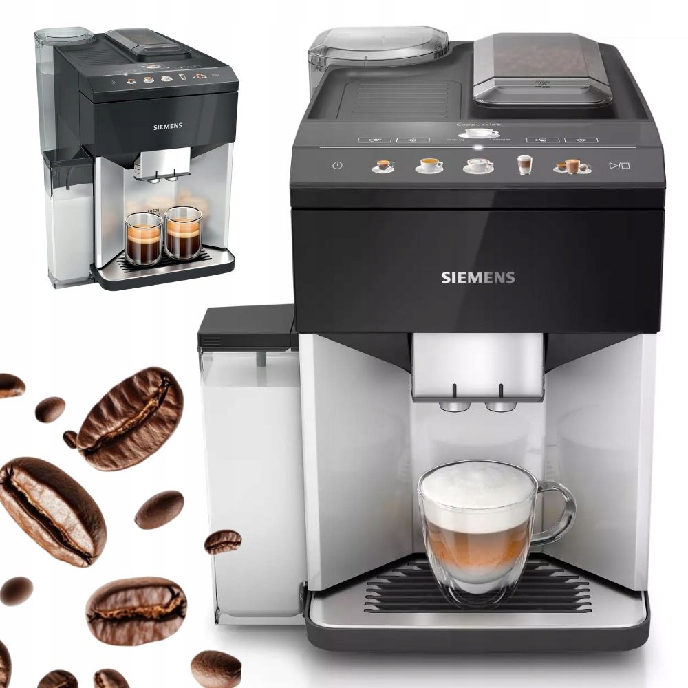 Automatický na kávu tlakový kávovar Siemens Tq 513R01 1500W čierny