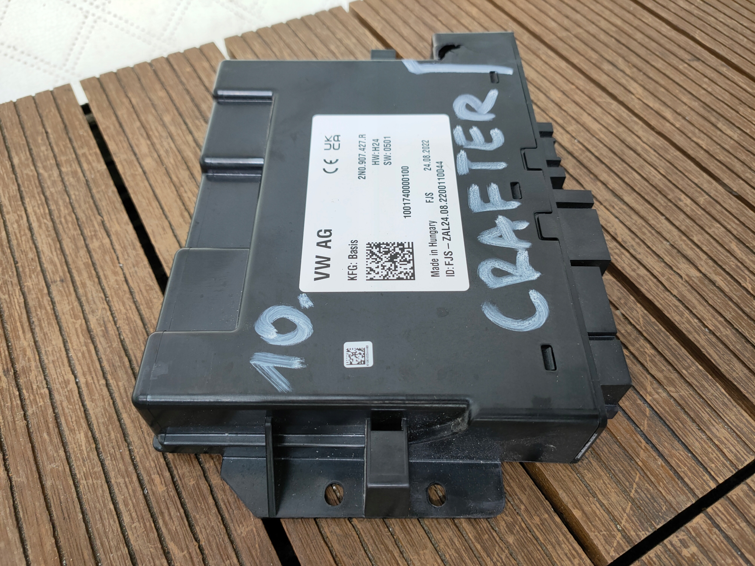 VW CRAFTER II MAN TGE 20-24 module control unit 2N0907427R OE