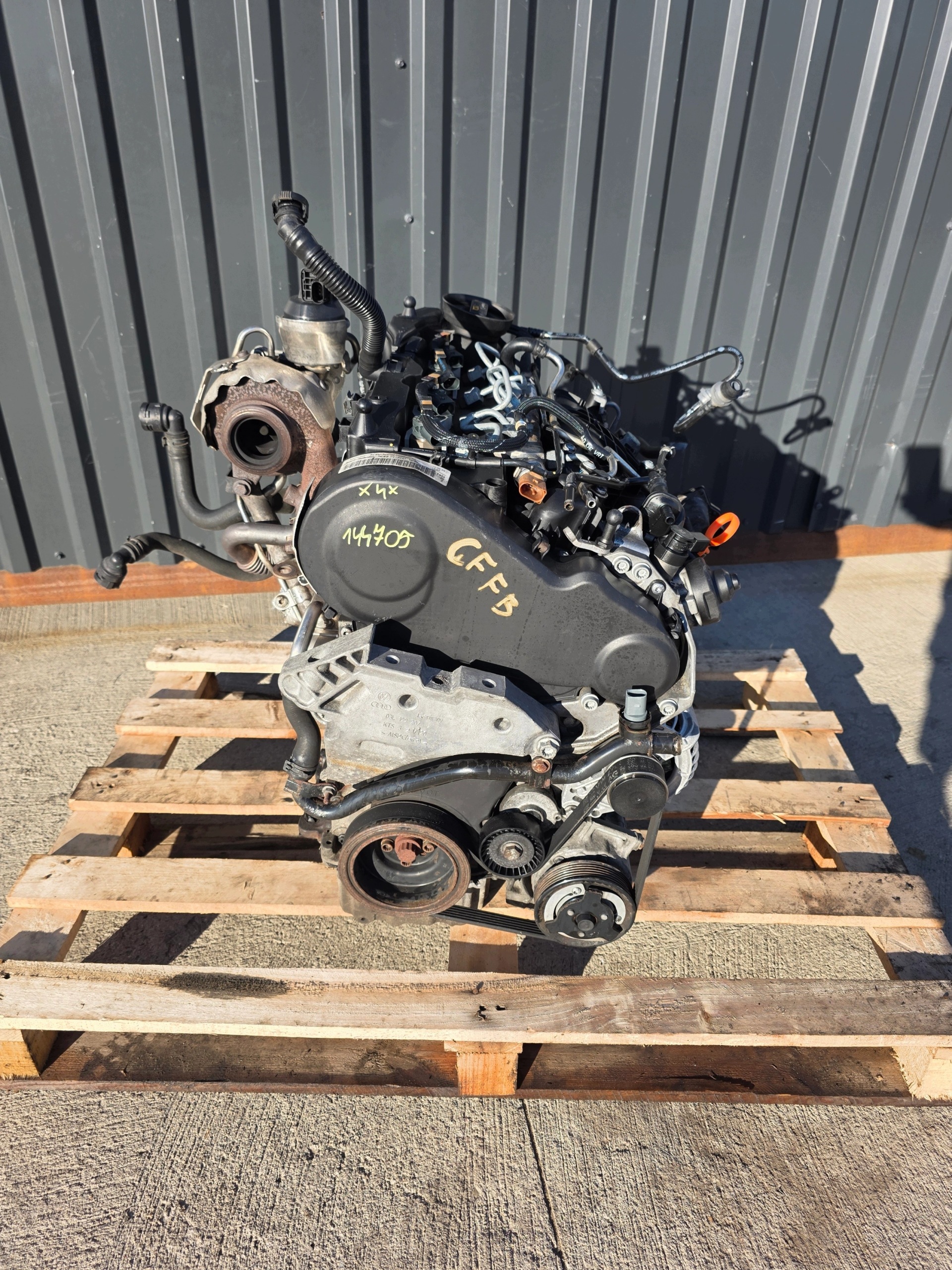 motore completo AUDI VW SEAT SKODA 2.0 TDI CFF CFFB 144705 KM originale *4