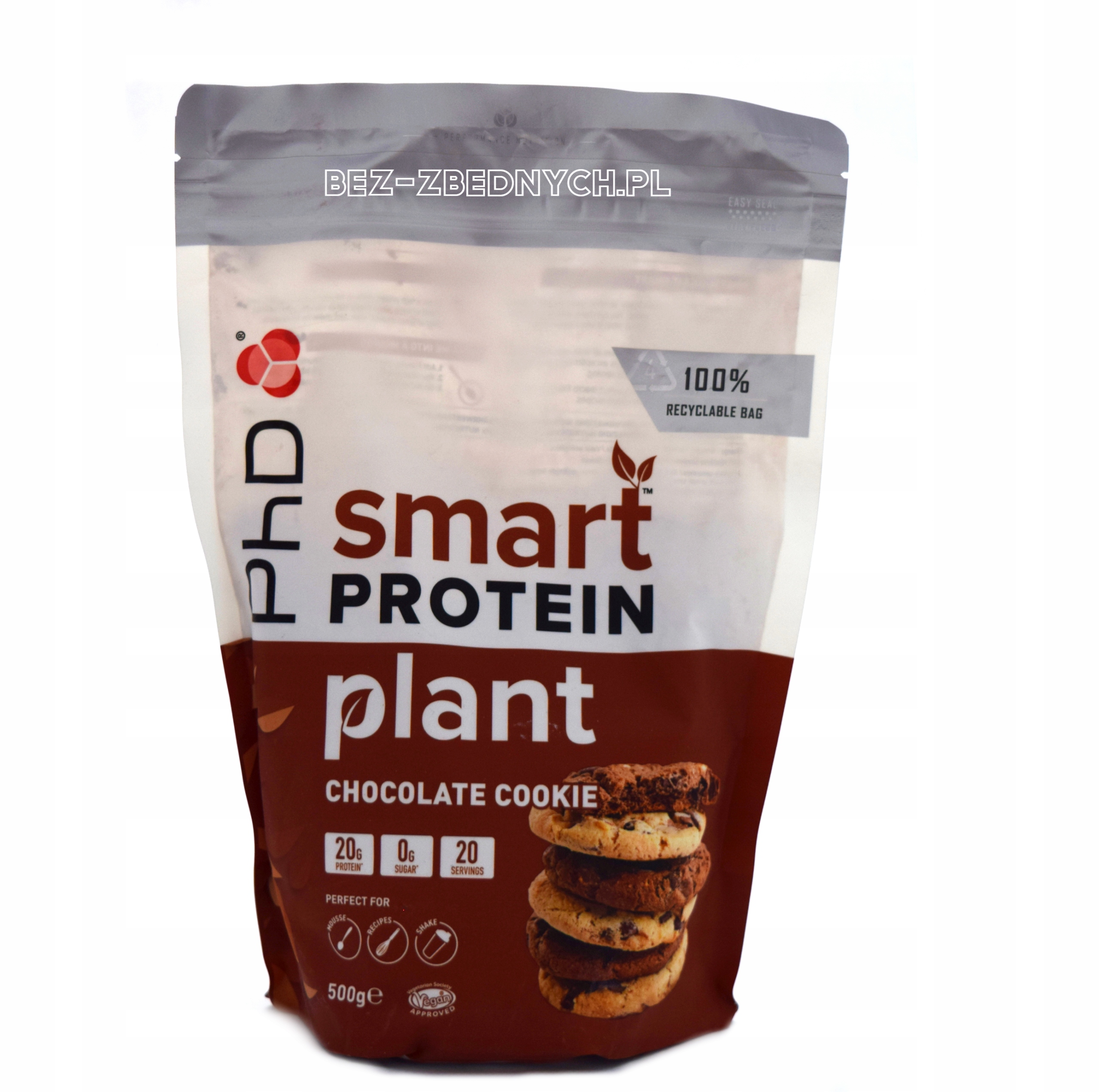 PhD Nutrition Smart Plant Protein 500 g Veganský Protein Low Sugar Vege