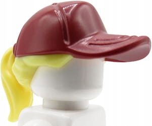 

Lego włosy figurki damskie, blond, czapka