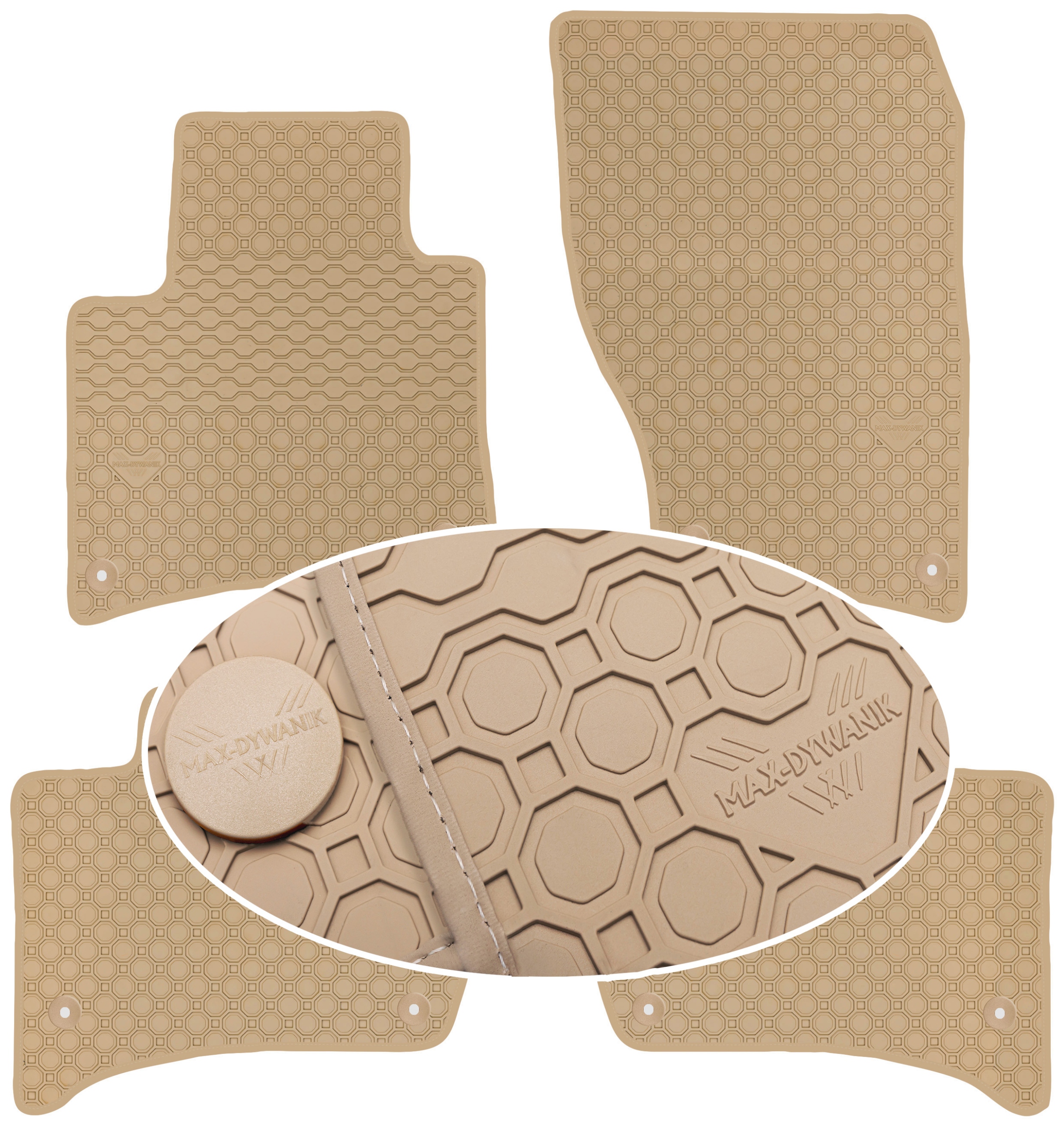 Коврики Max-Коврик резиновые 106139641000 4 el.