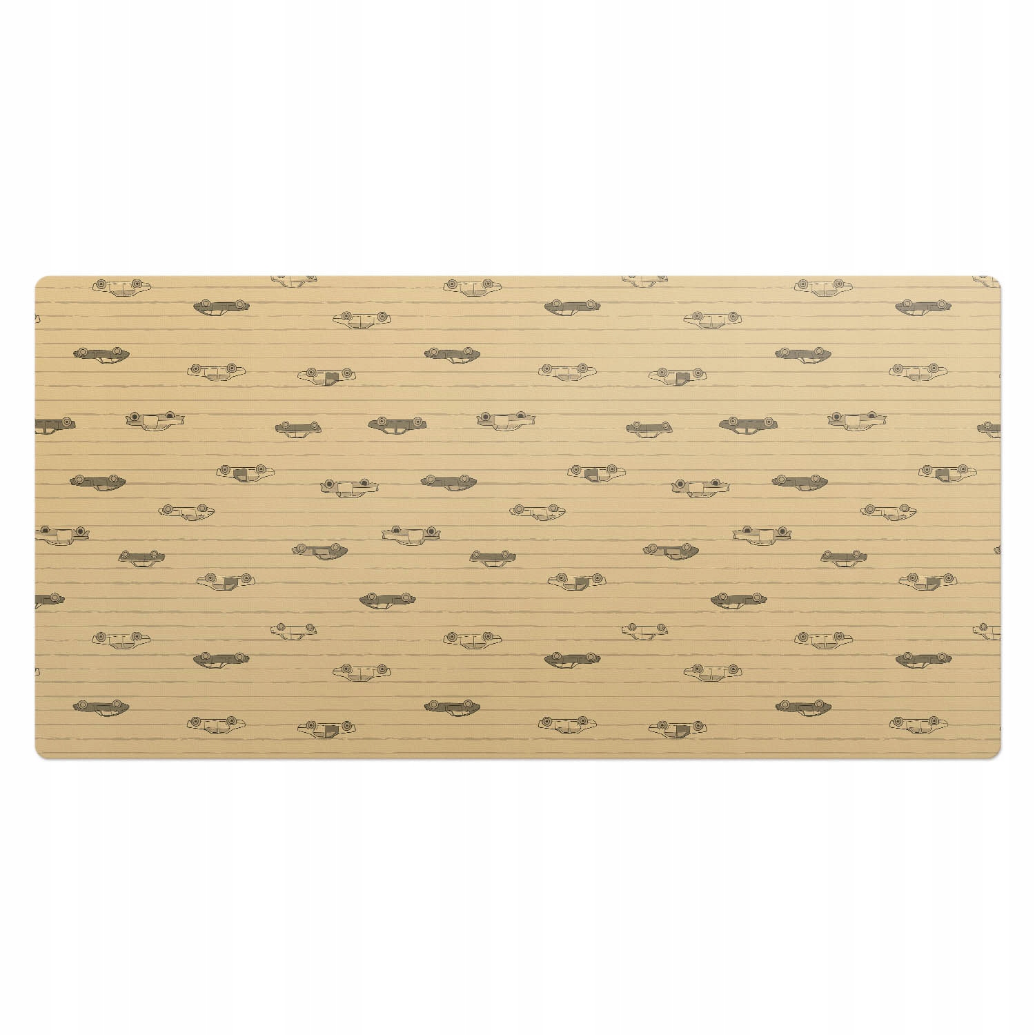 Moderní ochranná podložka pod myš Motiv letadel v retro stylu 100 x 50 cm