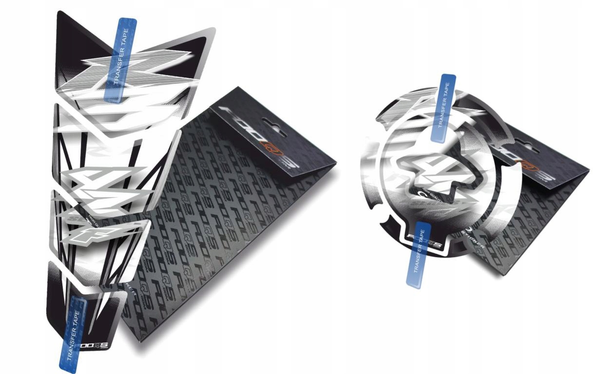 Tank-pad Cap-pad od společnosti Fooqs Yamaha Yzf R3 R 3 Bílý