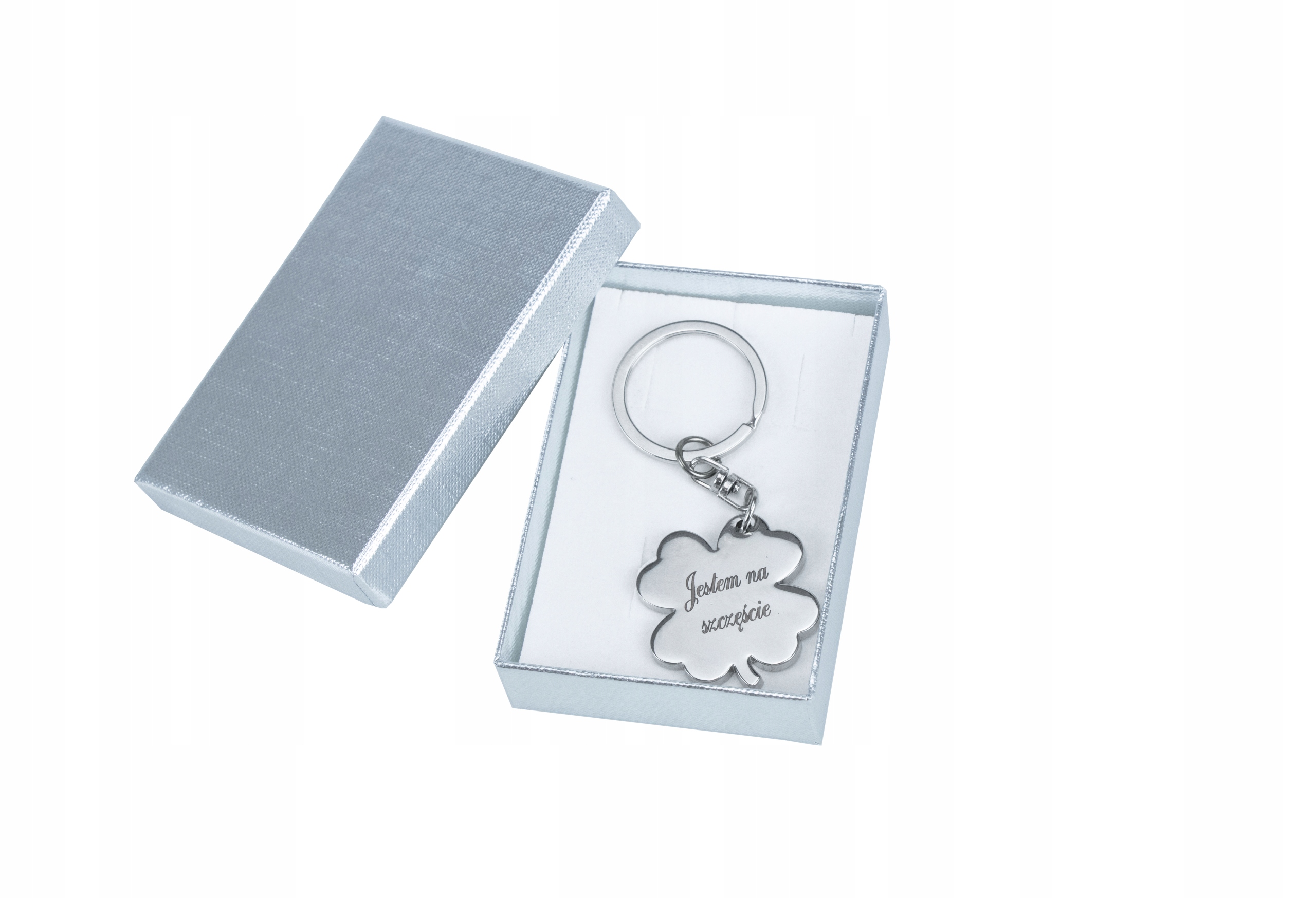 Brelok Koniczynka GRAWER Na Prezent breloczek Marka Inny