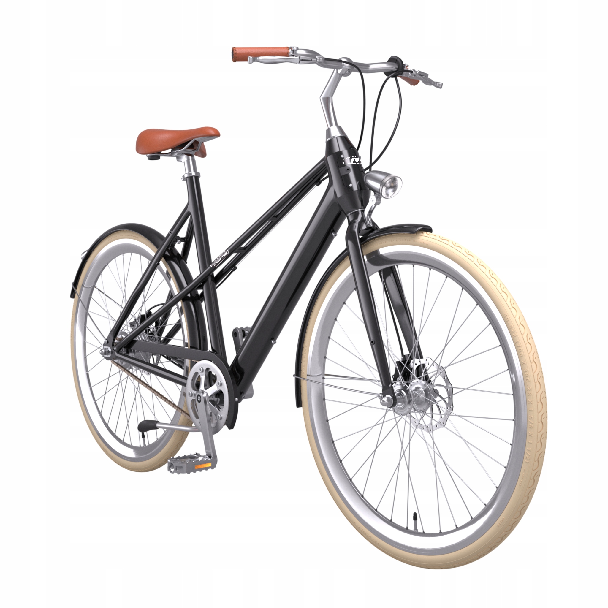 Rower elektryczny damski 28'' Foride C1 250W 70 km Wyprodukowano w Ue 54cm