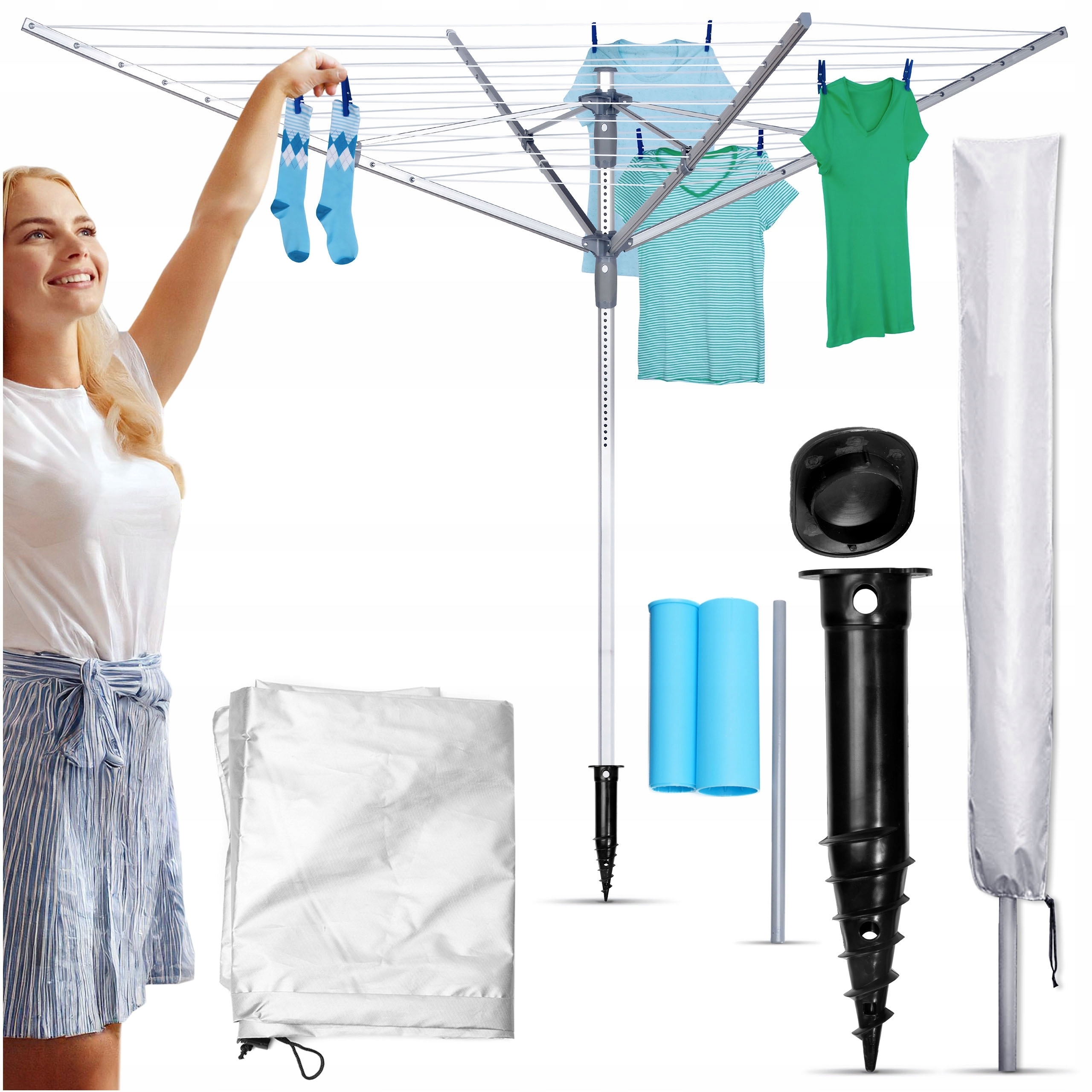 Zahradní sušák na prádlo Gobi