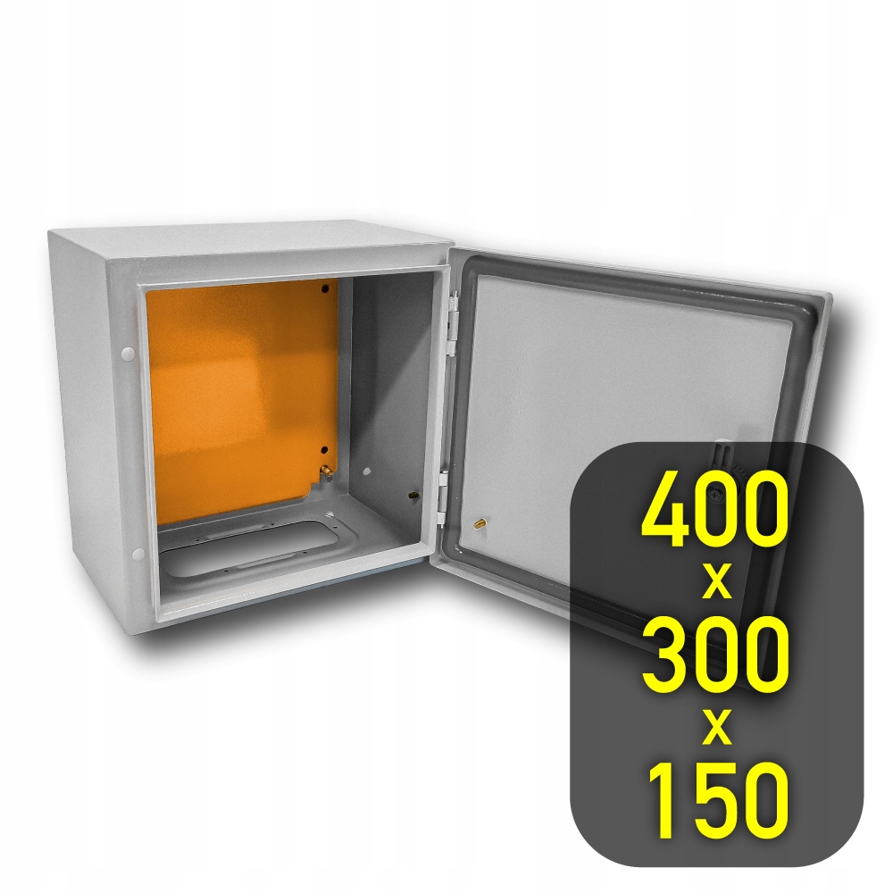 Skrzynka Elektryczna Obudowa Metalowa Rozdzielcza 400x300x150 [16439]
