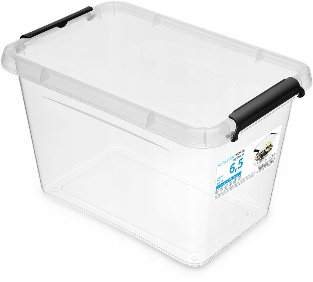 

Pudło pojemnik organizer plastikowy pokrywa 6,5 l