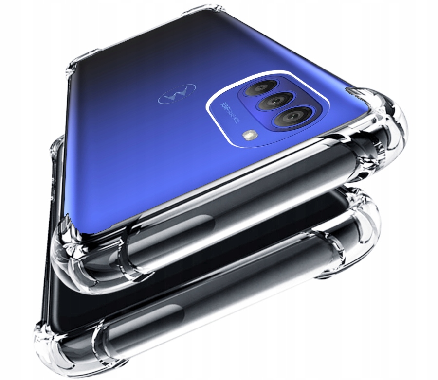 

Etui Do Motorola G51 Pancerne Przeźroczyste Case