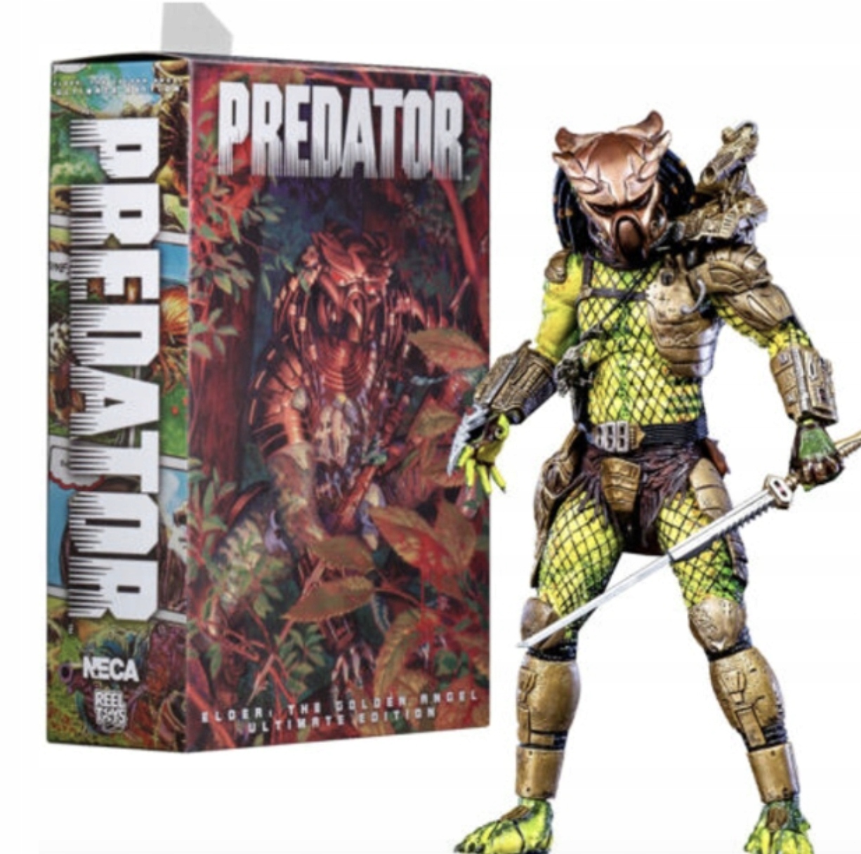 Predator Elder Golden Angel Ultimate Figurka 21 cm velká sada příslušenství