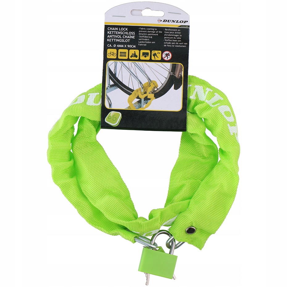 Dunlop Zapięcie rowerowe Blokada do roweru 90 cm