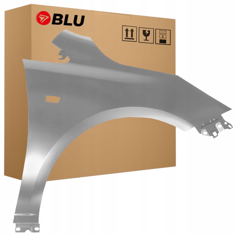 Blu Blatník Opel Corsa E Z157 2AU pravý stříbrný 15-19 přední Star SilverMet