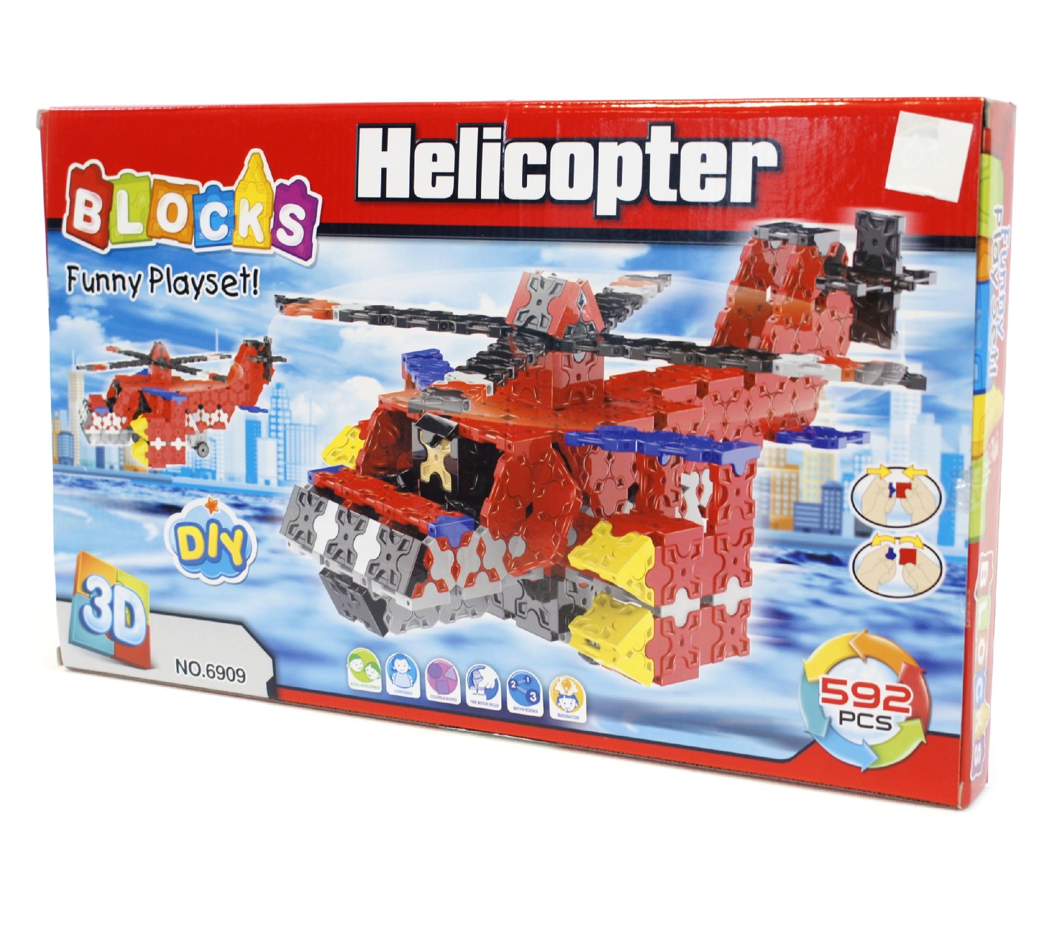 

Klocki Militarne 3D Helikopter bojowy 592EL.