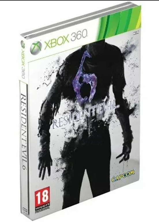 RESIDENT EVIL 6 STEELBOOK Xbox 360 pudełkowa