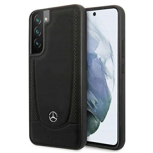 Etui Mercedes Leather Urban Line na Samsung Galaxy S22+ czarne