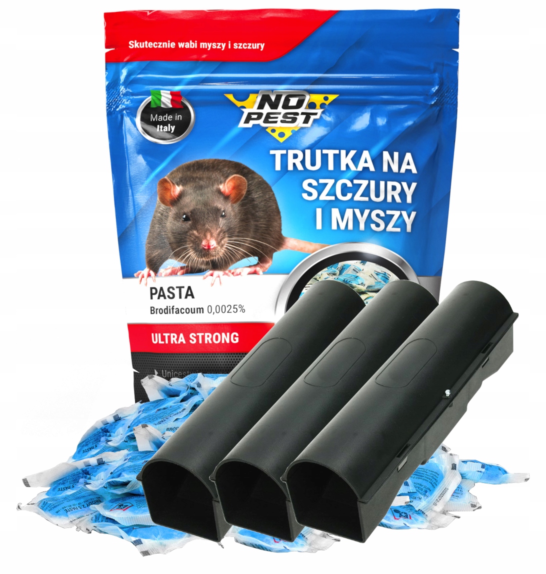 

Trutka Na Szczury 1KG Stacja Deratyzacyjna x3