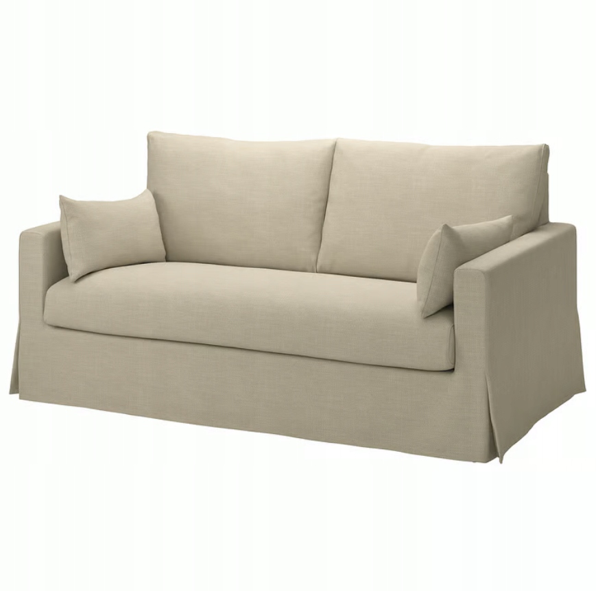 Ikea Hyltarp Pokrytie 2-miestnej pohovky, Hemmesta svetlo béžová