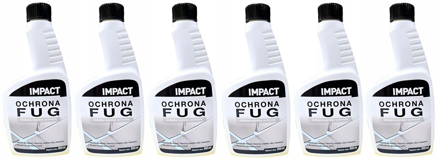 Levně 6x Impact Prostředek na ochranu Fug Unikátní Ochranná Vrstva 0.5 l