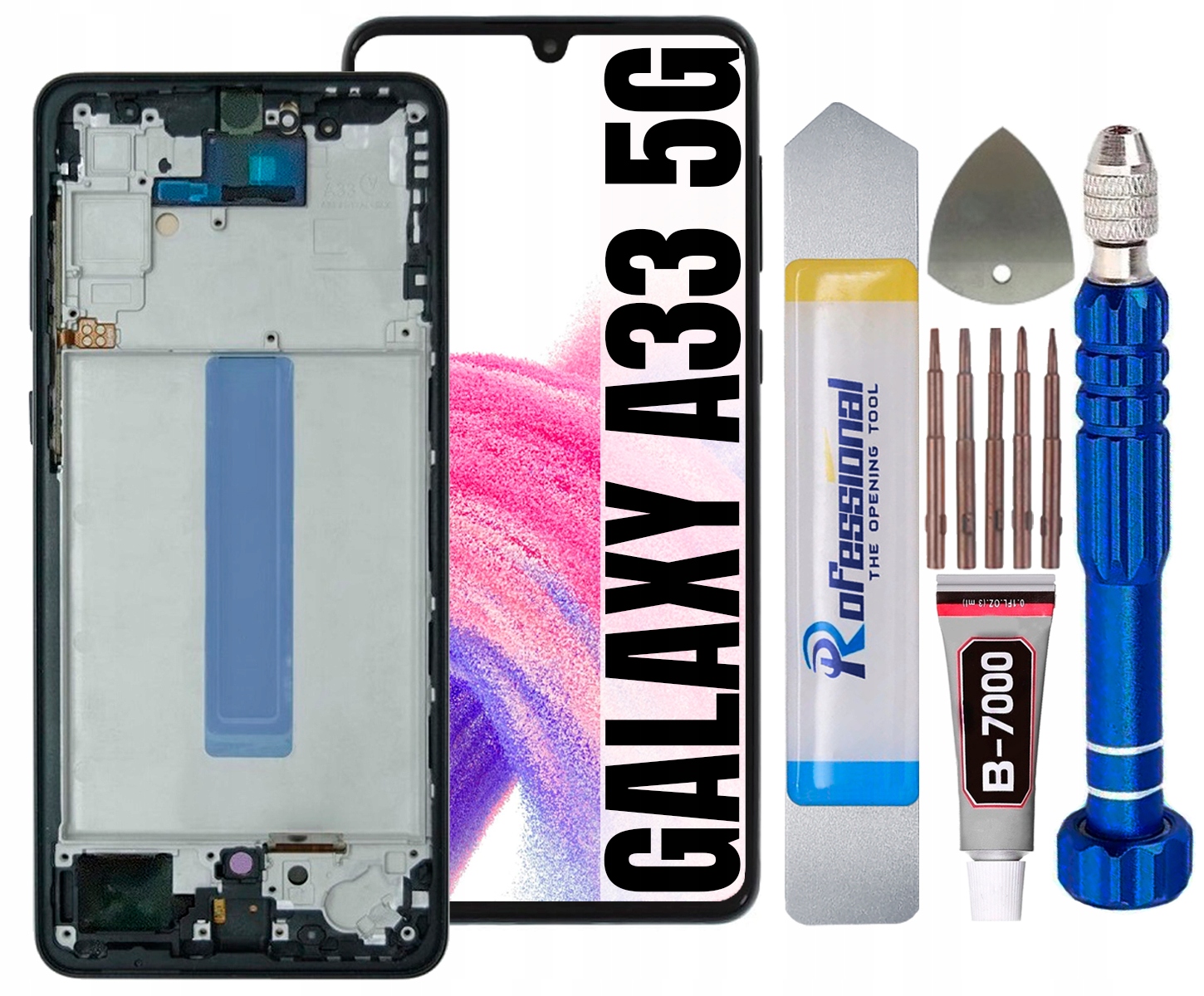 Displej Pro Samsung Galaxy A33 5G A336 Oled LCD Displej +rámeček