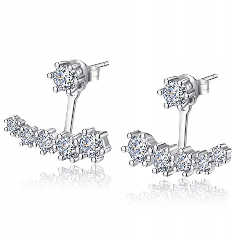 

Piękne Kolczyki Srebrne 925 Swarovski-kolory