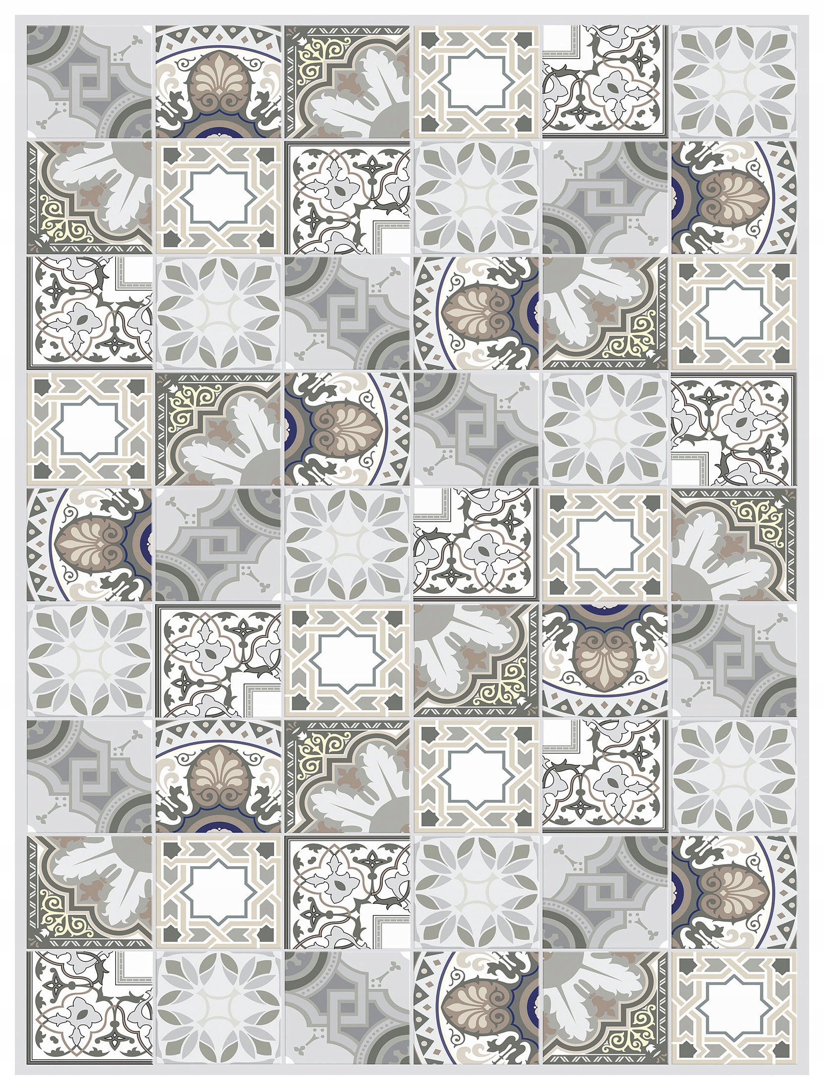 Fototapeta Vintage vzory Geometrie Květiny Elegance do domu 206x275 lepidlo