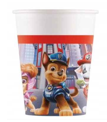 Kubeczki papierowe Psi Patrol Paw Patrol 8 szt