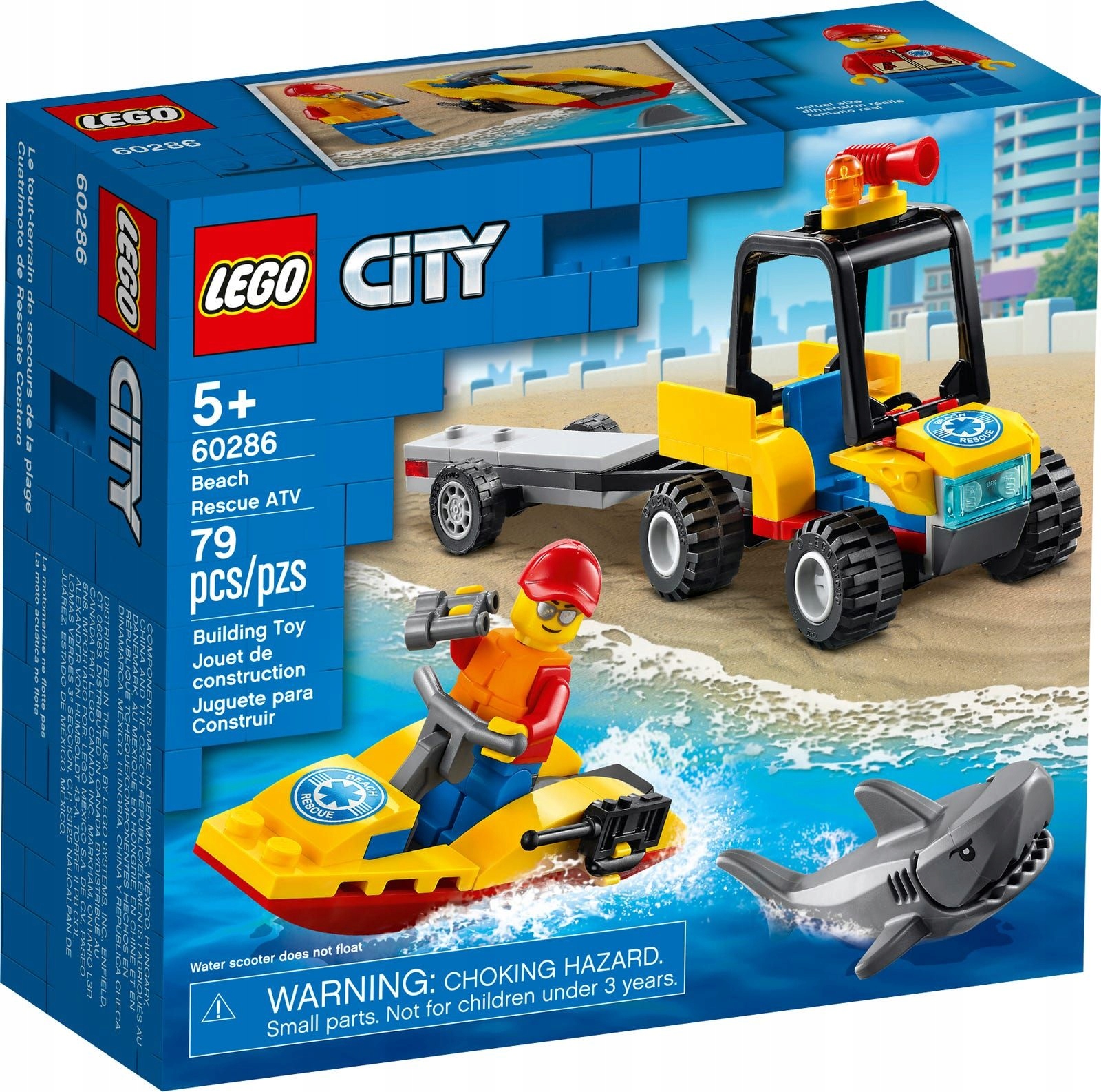 

Oryginale Lego 60286 City Plażowy quad ratunkowy