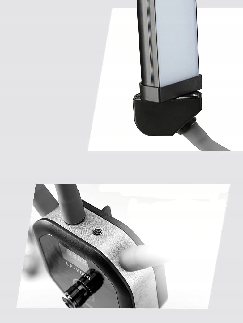 MOCNA LAMPA KOSMETYCZNA DO MAKIJAŻU 50W 150W LED GIĘTA DWA RAMIONA STATYW Model LF-Y500