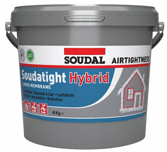 Soudal Soudatight hybrid tekutá membrána šedá 6kg