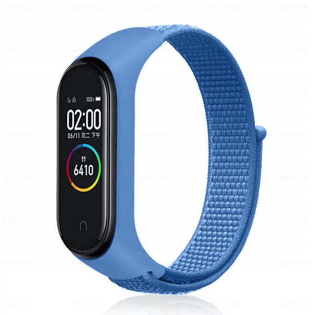 

Opaska Do Xiaomi MI Band 3 4 5 6 Nylon Rzep Pasek