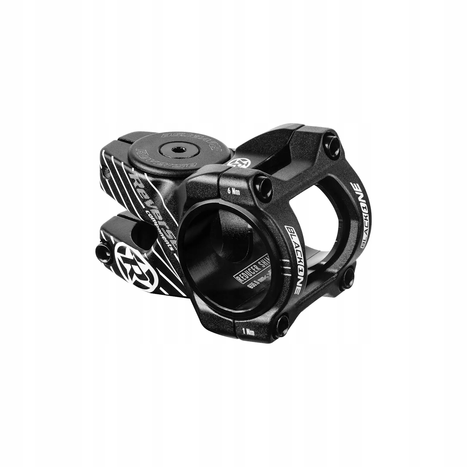 Cyklistický můstek Reverse Black One D2 2in1 31.8 mm 35 mm černo/bílý