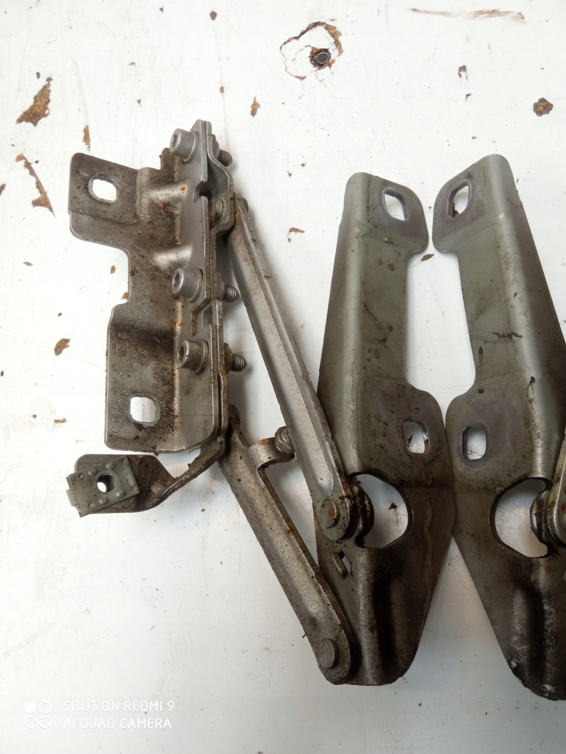 OPEL INSIGNIA A hinge bonnet hinges KOMPLET Z176