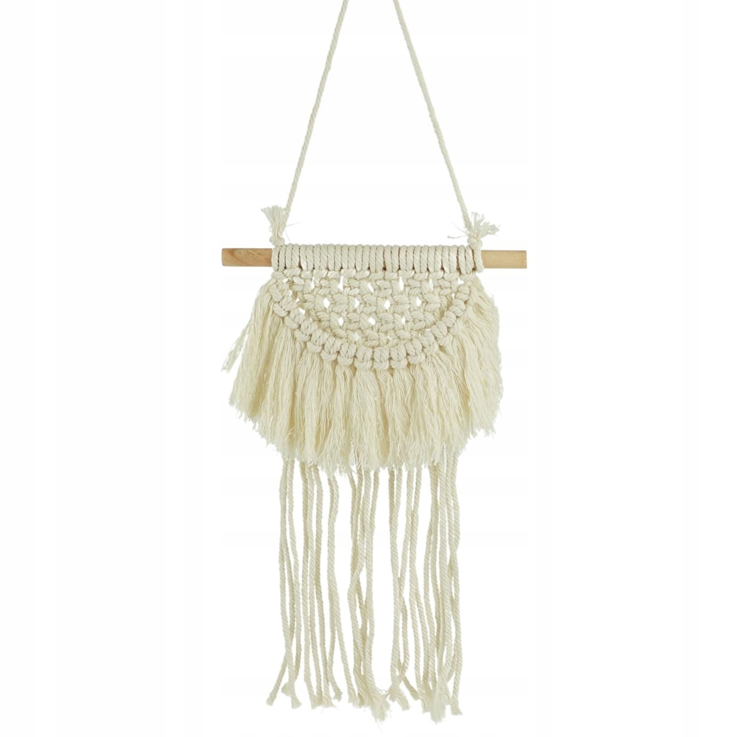 

Makrama na Ścianę Ecru Dekoracja Boho Macrame