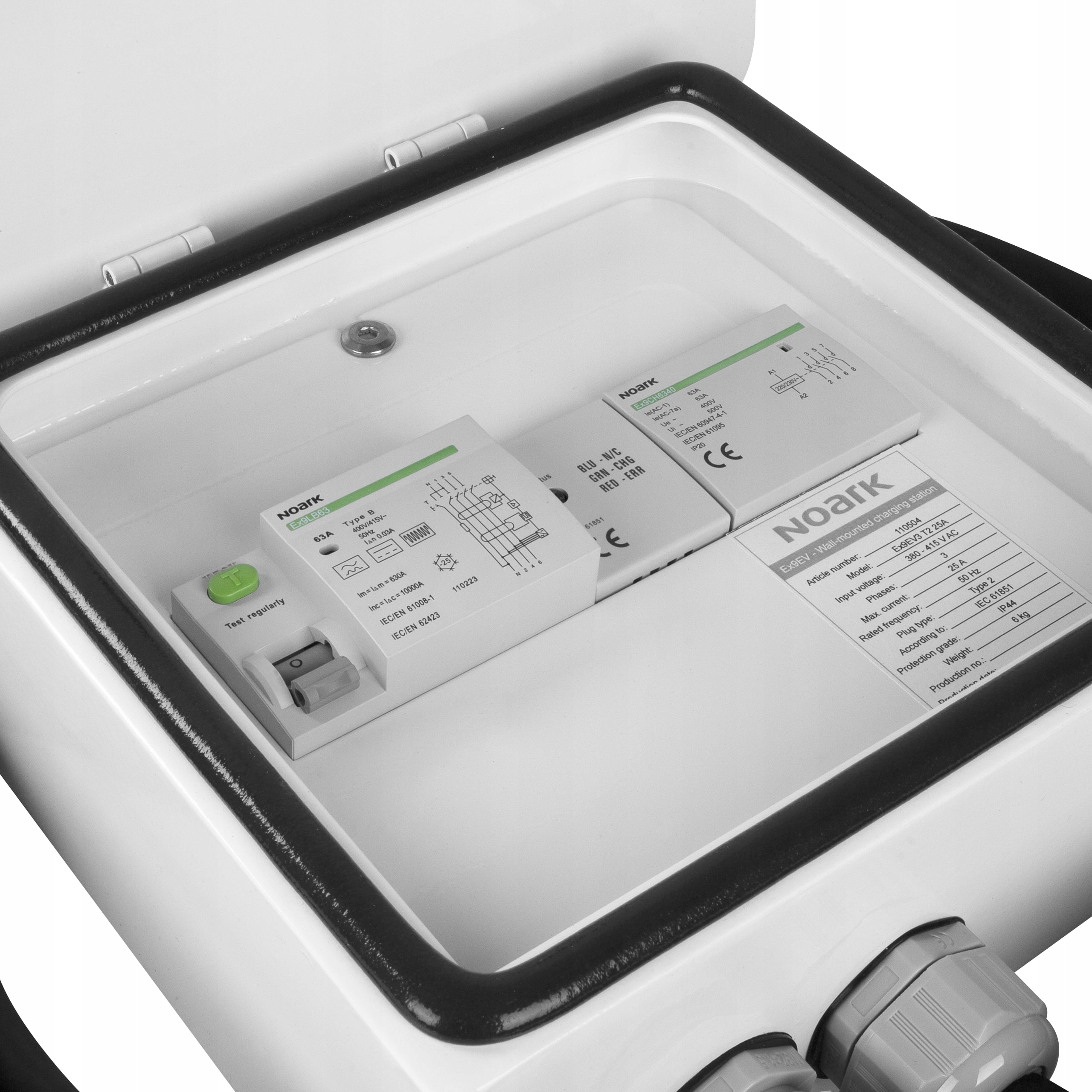 NOARK ŁADOWARKA STACJA NAŚCIENNA TYPE 2 17kW 5m Liczba gniazd 1