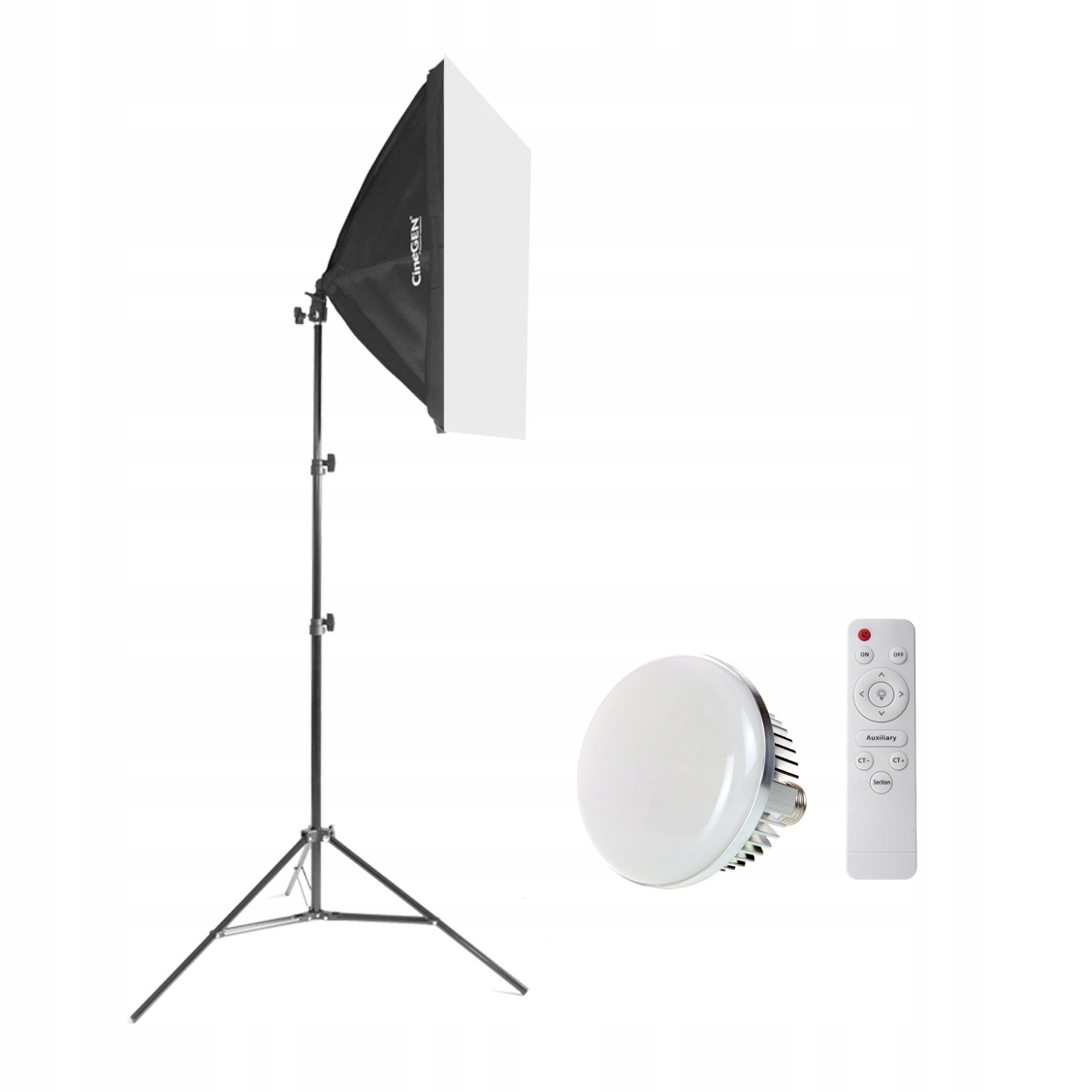

Zestaw Soft Box Statyw Lampa światło dzienne 85W