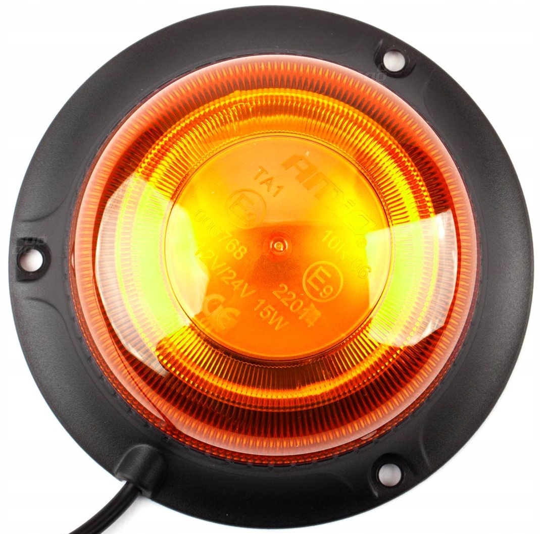 LAMPA BŁYSKOWA OSTRZEGAWCZA KOGUT 18xLED 12-24V E9 Producent części Amio