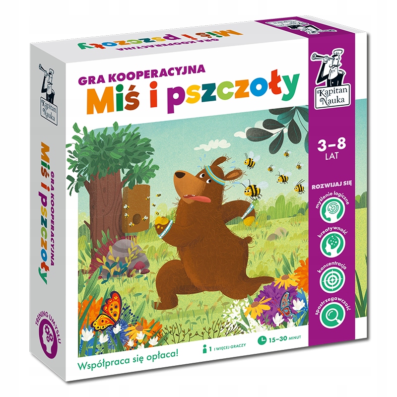 Miś i pszczoły. Gra kooperacyjna
