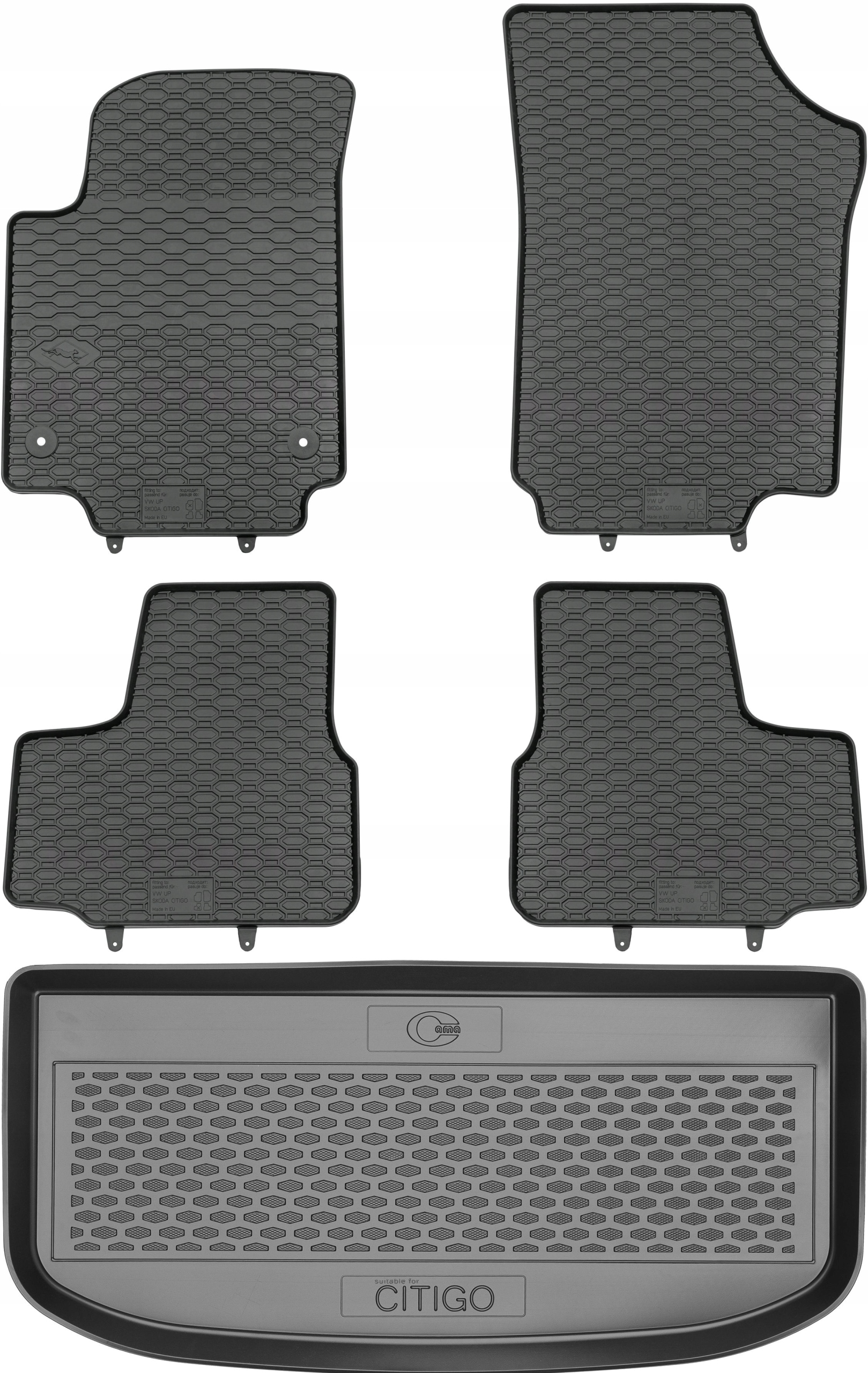 Škoda Citigo Hatchback 2012-2019 Koberce rohož