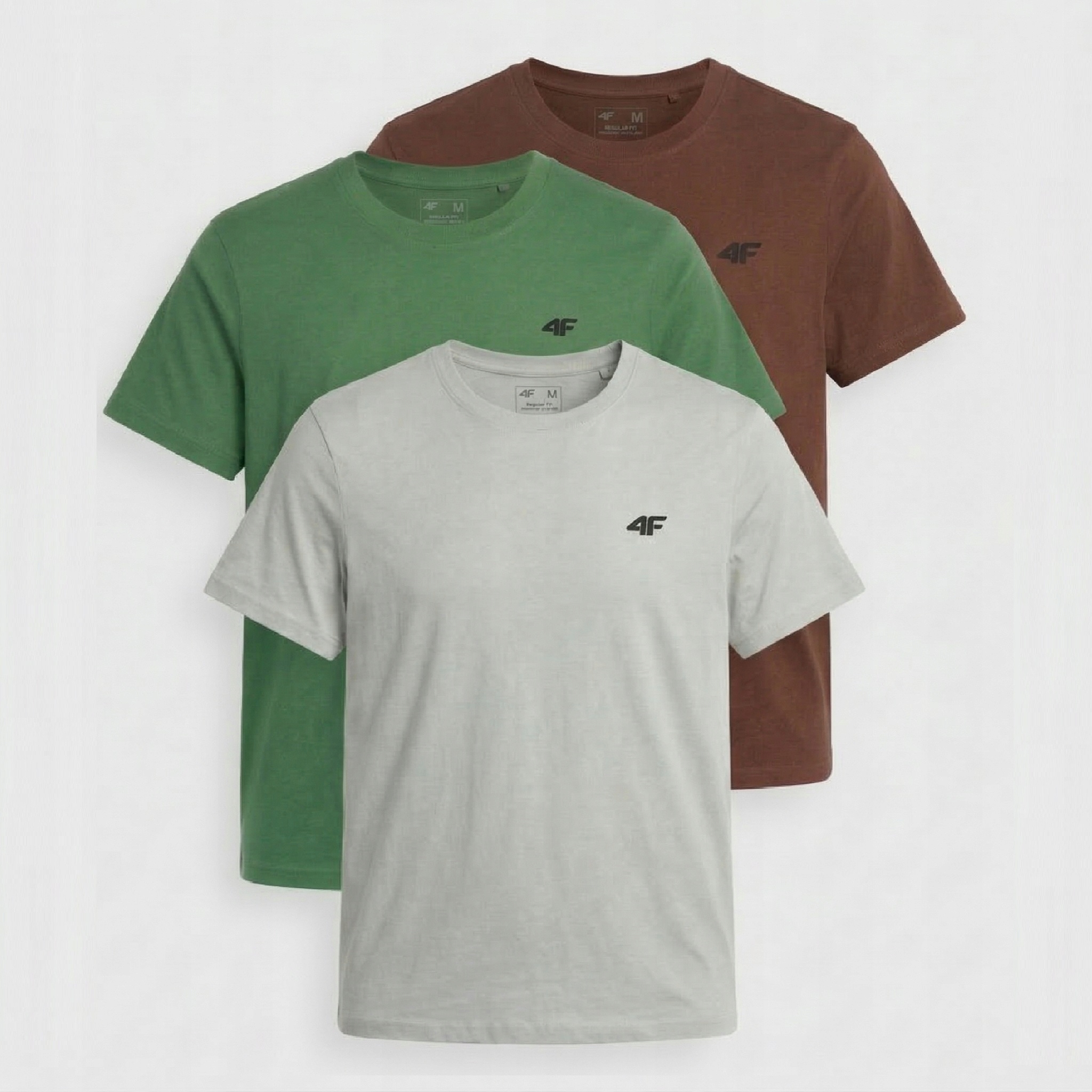 Pánské Tričko 4F Tričko Limitovaná Sada 3 Kusů 4XL M3948 SS26