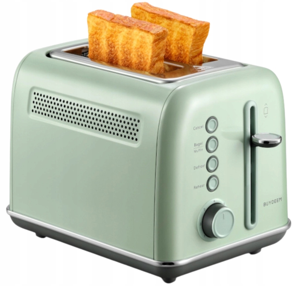 BUYDEEM Toster na 2 kromki, DT620E, Cozy Greenish, EU — 5
